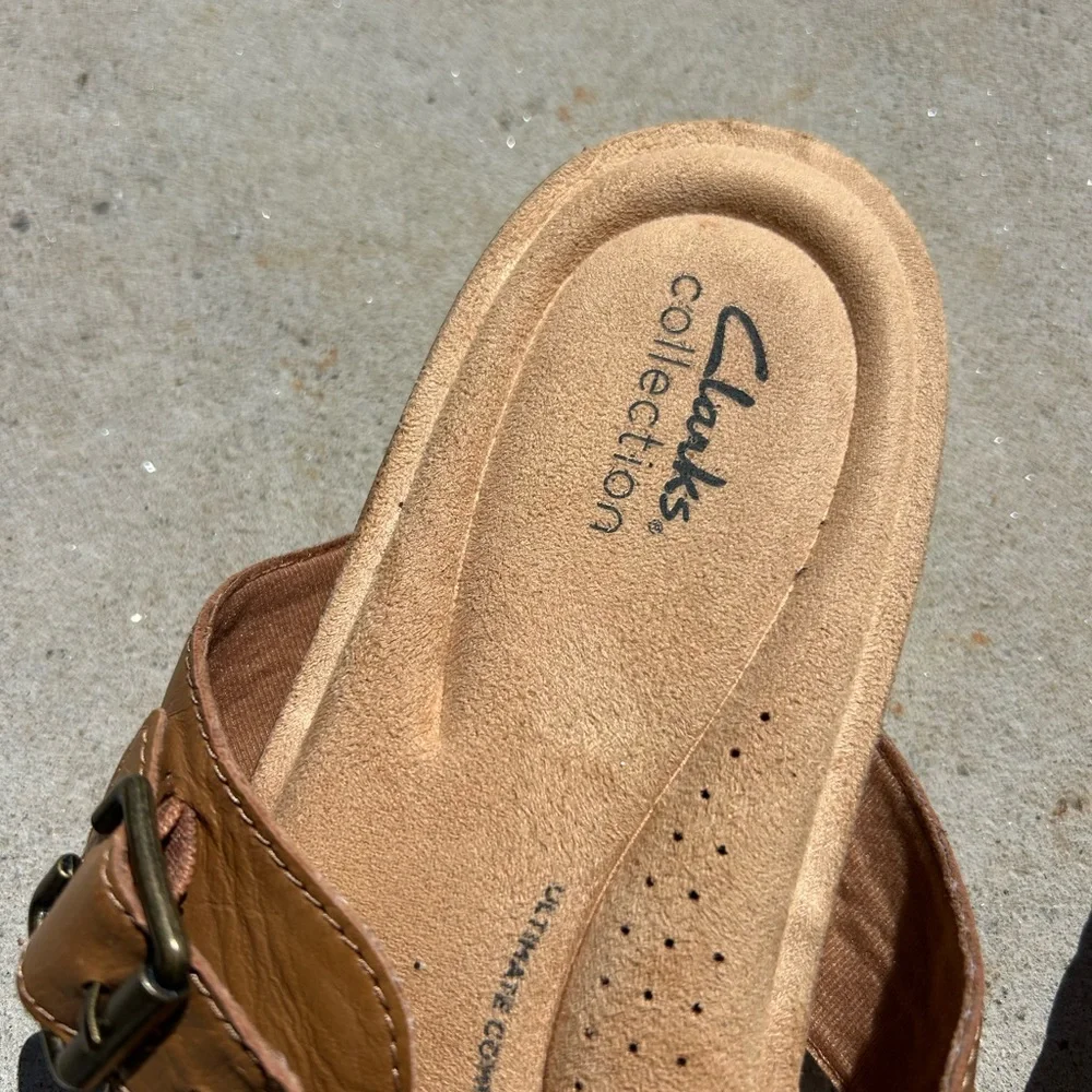 Clarks Women's Collection Brynn Madi Sand Interest Sandals Size - Picture 3 of 6